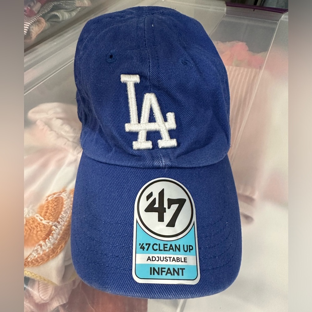 Los Angeles Dodgers Clean Up Royal baseball Cap, 47 Brand, infants, adjustable